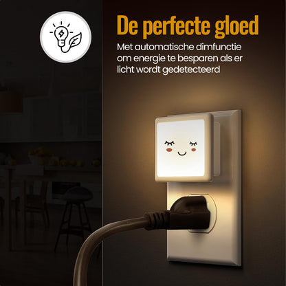 LED Nachtlampje Stopcontact - 2 Stuks