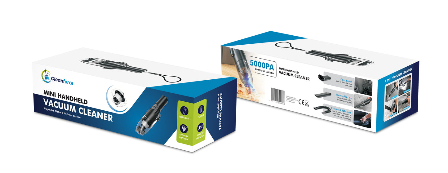 Cleanforce Mini Kruimelzuiger Auto