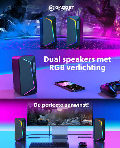 Gadgetplace PC speakers met Bluetooth 5.3