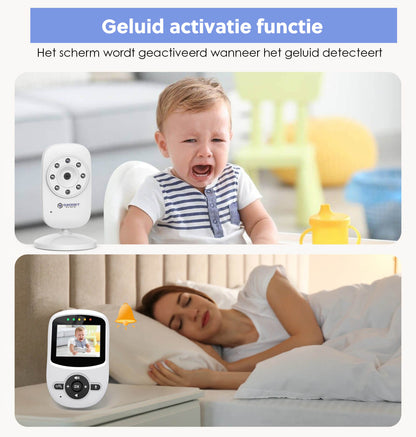 Babyfoon met Camera: 300M Bereik, Video & Audio, Zonder WiFi - De Gatgetwinkel