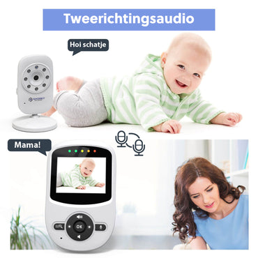 Babyfoon met Camera: 300M Bereik, Video & Audio, Zonder WiFi - De Gatgetwinkel