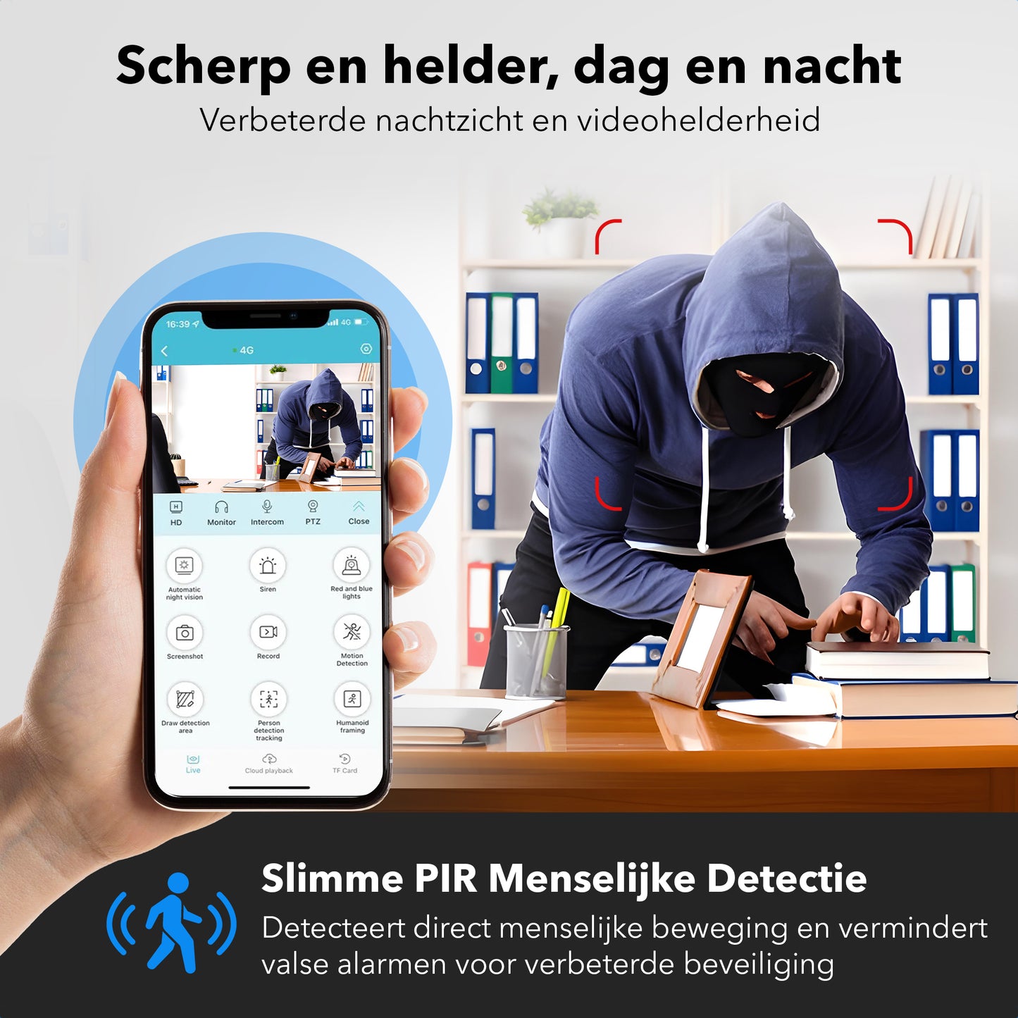 Gadgetplace Spy Camera Pro 1080P Full HD incl. 32GB SD kaart: Nightvision - Voor Binnen en Buiten