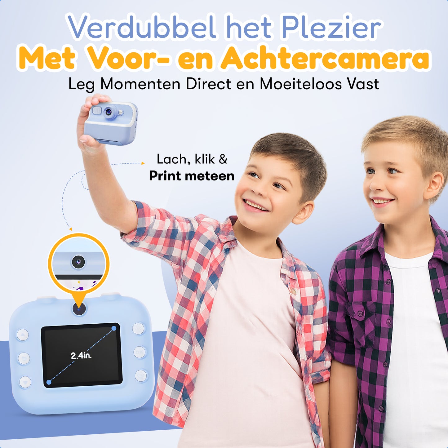 Gadgetplace Digitale Kindercamera met 32GB Geheugenkaart: Foto en Videofunctie