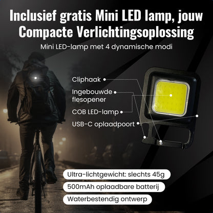 Gadgetplace Hoofdlamp Pro LED Oplaadbaar - 500 Meter zicht