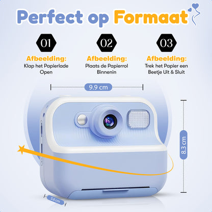 Gadgetplace Digitale Kindercamera met 32GB Geheugenkaart: Foto en Videofunctie