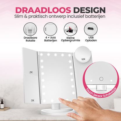 Goodcare Make up spiegel met Verlichting