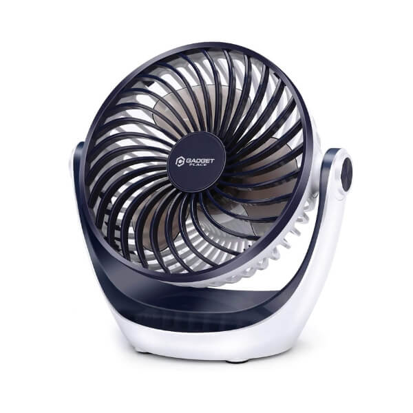 Mini Ventilator met 3 Windstanden: Draadloos - Tafelventilator - USB - De Gatgetwinkel