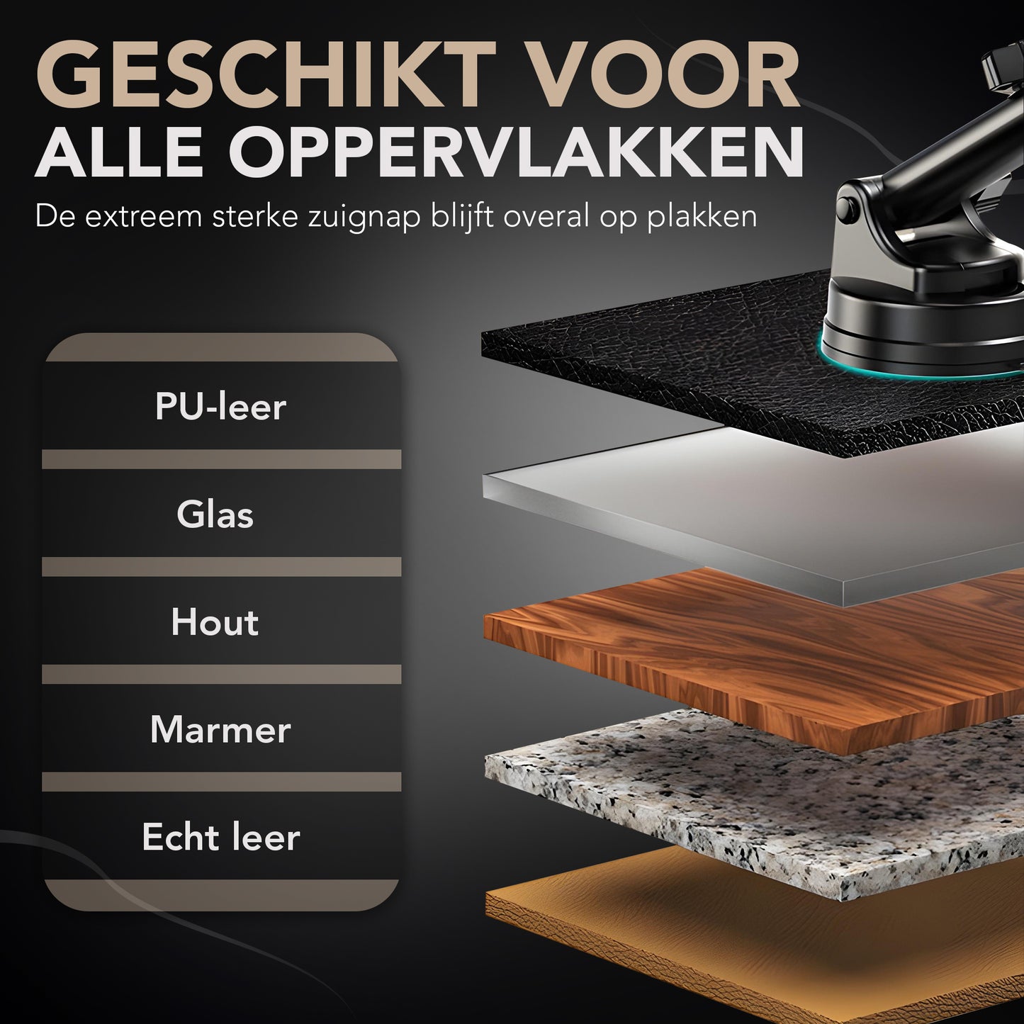 Vicon 3 in 1 Telefoonhouder Auto